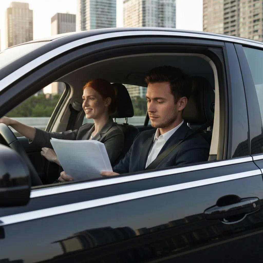 Analyst reviewing SEO KPIs and performance metrics on a laptop