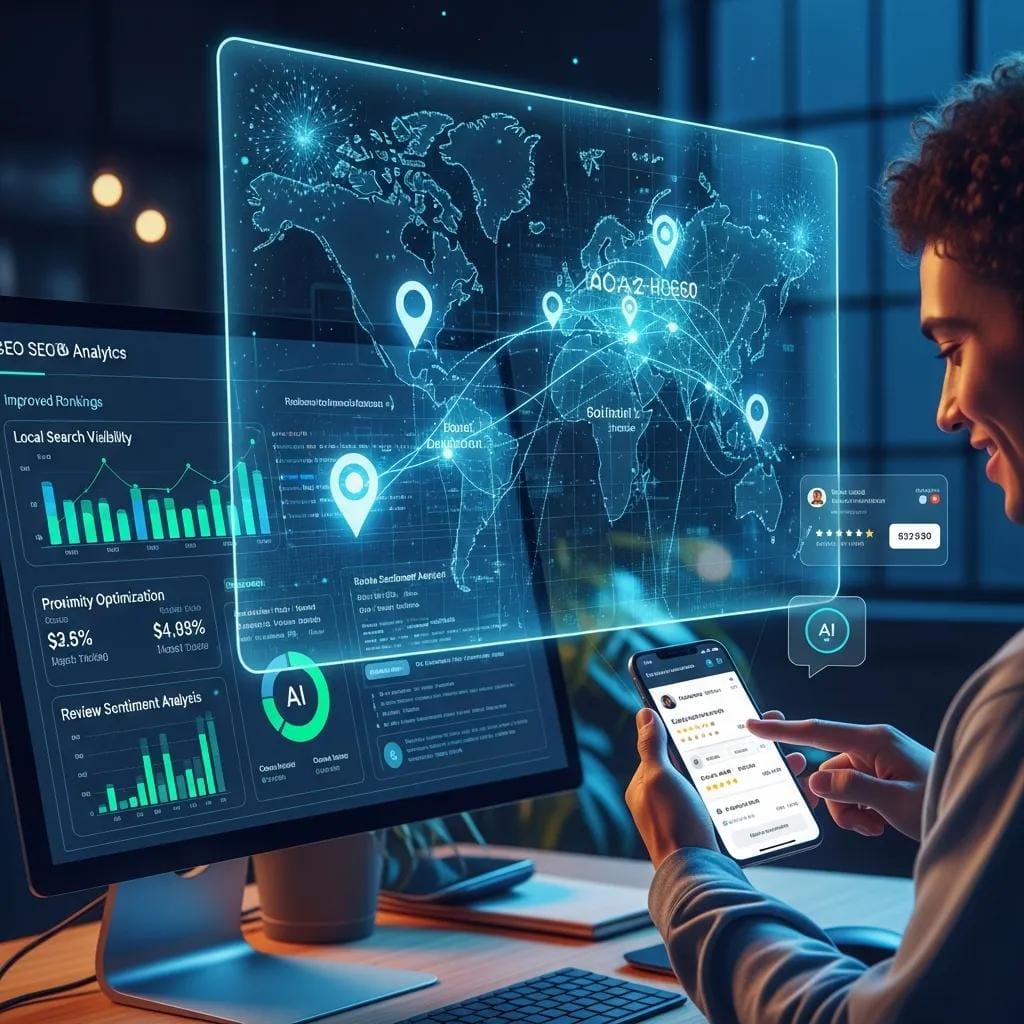 AI-driven local SEO tactics improving visibility for neighborhood businesses